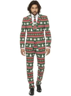 "Festive Green" Weihnachtsanzug - Opposuits
