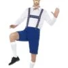 Bayer Oktoberfest Lederhose Kostüm Blau Für Herren