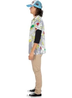 Dustin Stranger Things 4 Kostüm - Official Netflix -Cosplay Kleidung dustin stranger things 4 kostum official netflix 3