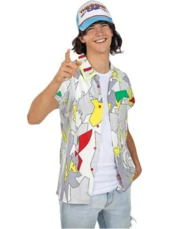 Dustin Stranger Things 4 Kostüm - Official Netflix -Cosplay Kleidung dustin stranger things 4 kostum official netflix 5