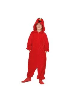Elmo Sesamstraße Onesie Kostüm Basic Für Kinder