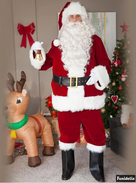 Entzückendes Weihnachtsmann Kostüm 2 Entzückendes Weihnachtsmann Kostüm – Bild 2