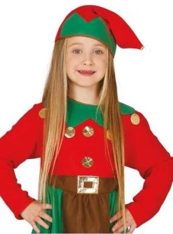 Fleißige Elfe Kostüm Rot Für Mädchen -Cosplay Kleidung fleiige elfe kostum rot fur madchen 2