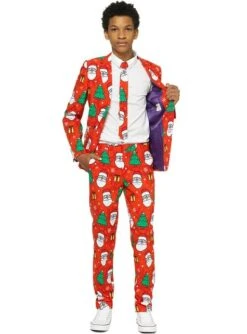 "Holiday Hero" Weihnachtsanzug Für Jugendliche - Opposuits -Cosplay Kleidung holiday hero opposuits anzug fur jugendliche 2