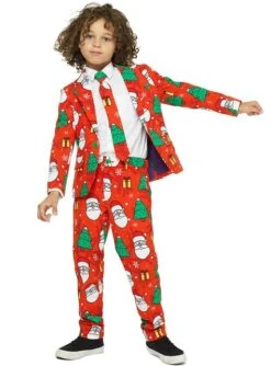 "Holiday Hero" Weihnachtsanzug Für Jungen - Opposuits -Cosplay Kleidung holiday hero opposuits anzug fur kinder 3