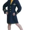 Stewardess (Jacke/Rock/Haube/Schal)