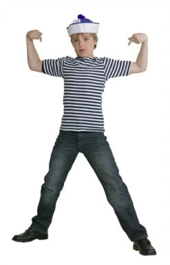 Ringelshirt Blau/weiß