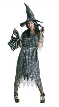 Spinnenkleid (Kleid/Gürtel) (Pannesamt)