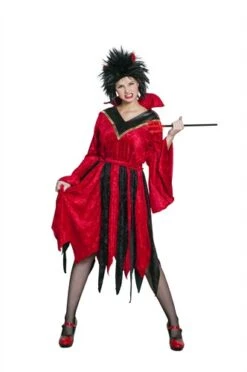 Teufelin Halloween (Kleid,Gürtel)