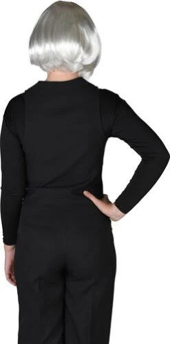 Weste Lurex Silber -Cosplay Kleidung ka2346 1