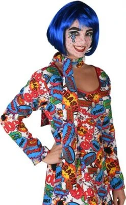 Kleid Popart (Kleid,Stirnband) -Cosplay Kleidung ka2665 2