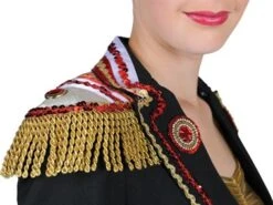 Jacke Fantasy Schwarz (Dame) -Cosplay Kleidung ka2718 2