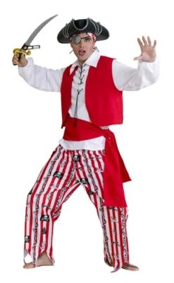 Pirat (Bluse/ Hose/ Weste/ Schärpe/ Kopftuch)
