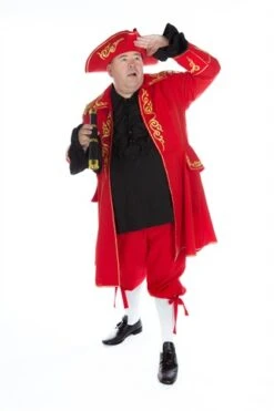 Piratenmantel Flint Rot -Cosplay Kleidung ka6219 l