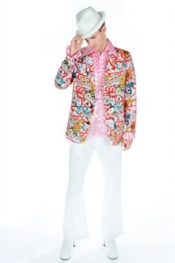 Jacke Flower Power Baumwolle