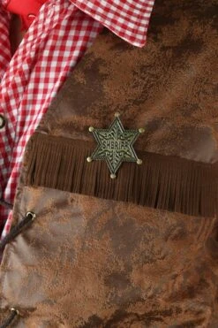 Cowboyweste Luxus Braun -Cosplay Kleidung ka6366 3