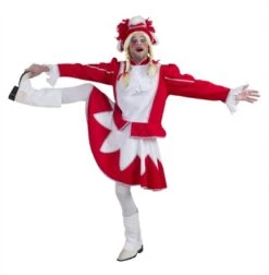 Herren-Tanzmariechen Rot/weiss