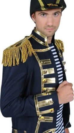 Jacke Garde Dunkel Blau/gold -Cosplay Kleidung ka7090 3