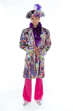 Jacke Blume Bunt Silber