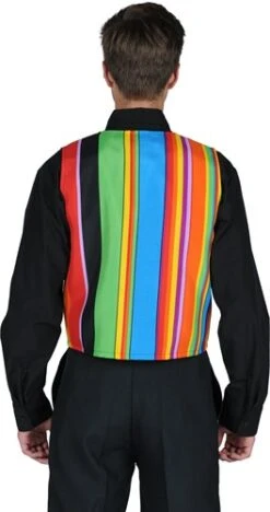 Weste Streifen Multicolor -Cosplay Kleidung ka7544 1