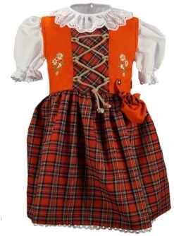 Kinderdirndl Oktoberfest Rot