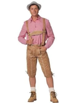 Lederhose Beige Für Herren