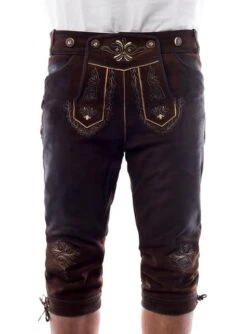 Lederhose Starnberg Braun Deluxe Für Herren