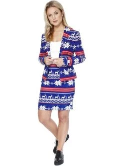 "Miss Rudolph" Weihnachtsanzug Für Damen - Opposuits