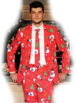 "Christmaster" Weihnachtsanzug - Opposuits 7 "Christmaster" Weihnachtsanzug - Opposuits -Cosplay Kleidung opposuit christmaster anzug fur herren 2