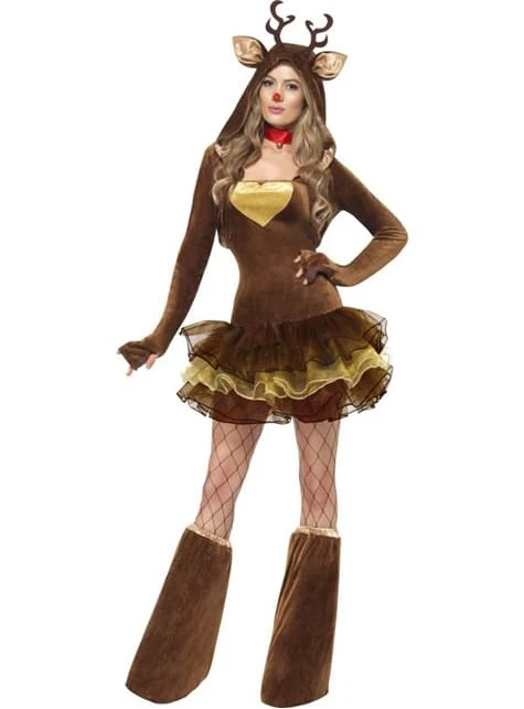 Rudolf Kostüm Für Damen Fever 2 Rudolf Kostüm Für Damen Fever – Bild 2