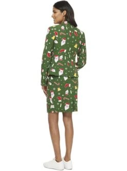 "Santababe" Weihnachtsanzug Grün Für Damen - Opposuits -Cosplay Kleidung santababe opposuits anzug fur damen 3