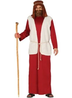 Schäfer Kostüm Weinrot Für Herren