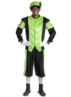 Schwarzer Peter Piet Nikolaushelfer Grünes Kostüm Für Herren