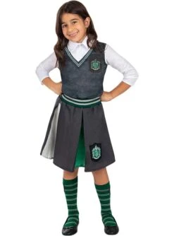 Slytherin T-Shirt Für Mädchen - Harry Potter -Cosplay Kleidung slytherin t shirt fur madchen harry potter 3