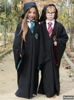 Slytherin Umhang Deluxe Für Jungen (Offizielle Replik) - Harry Potter -Cosplay Kleidung slytherin umhang deluxe fur jungen offizielle replik harry potter 4