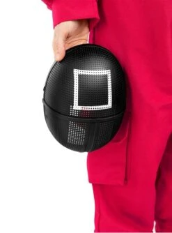 Squid Game Maske Mit Quadrat - Offiziell Netflix -Cosplay Kleidung squid game maske mit quadrat offiziell netflix 2