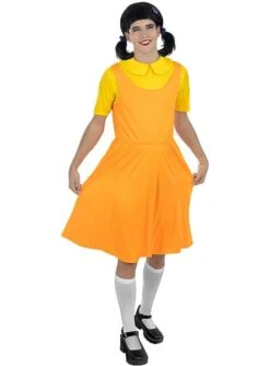 Squid Game Puppe Perücke - Offiziell Netflix -Cosplay Kleidung squid game puppe perucke offiziell netflix 4