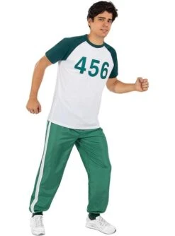 Squid Game Spieler 456 T-Shirt - Offiziell Netflix -Cosplay Kleidung squid game spieler 456 t shirt offiziell netflix 4