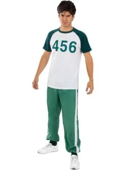 Squid Game Spieler 456 T-Shirt - Offiziell Netflix -Cosplay Kleidung squid game spieler 456 t shirt offiziell netflix 7
