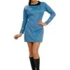 Star Trek Kostüm Für Damen Blau Deluxe