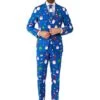 Weihnachtsanzug "Festivity Blue" - Opposuits