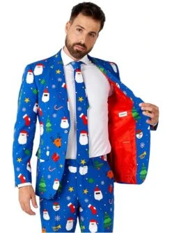 Weihnachtsanzug "Festivity Blue" - Opposuits -Cosplay Kleidung weihnachtsanzug festivity blue opposuits 2