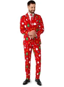 Weihnachtsanzug "Festivity Red" - Opposuits