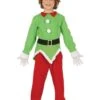 Weihnachtself Kostüm Grün Für Kinder