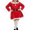 Weihnachtsfrau Kostüm Für Damen In Großer Größe