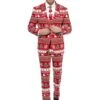 "Wonderland" Weihnachtsanzug Rot - Opposuits