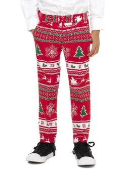 "Wonderland" Weihnachtsanzug Rot Für Jungen - Opposuits -Cosplay Kleidung wonderland opposuits anzug fur jungen 3
